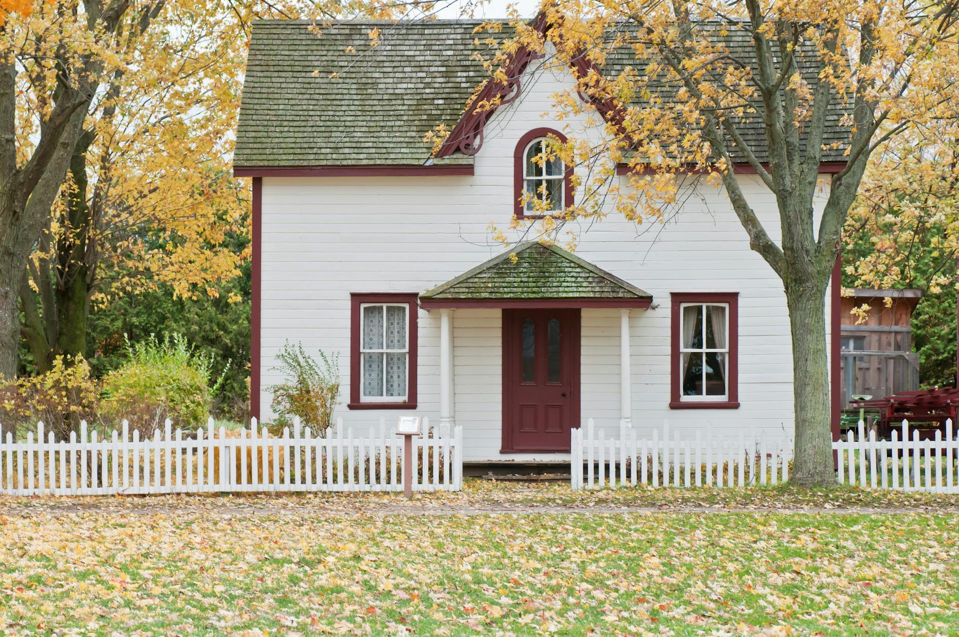 Exterior of a historic home