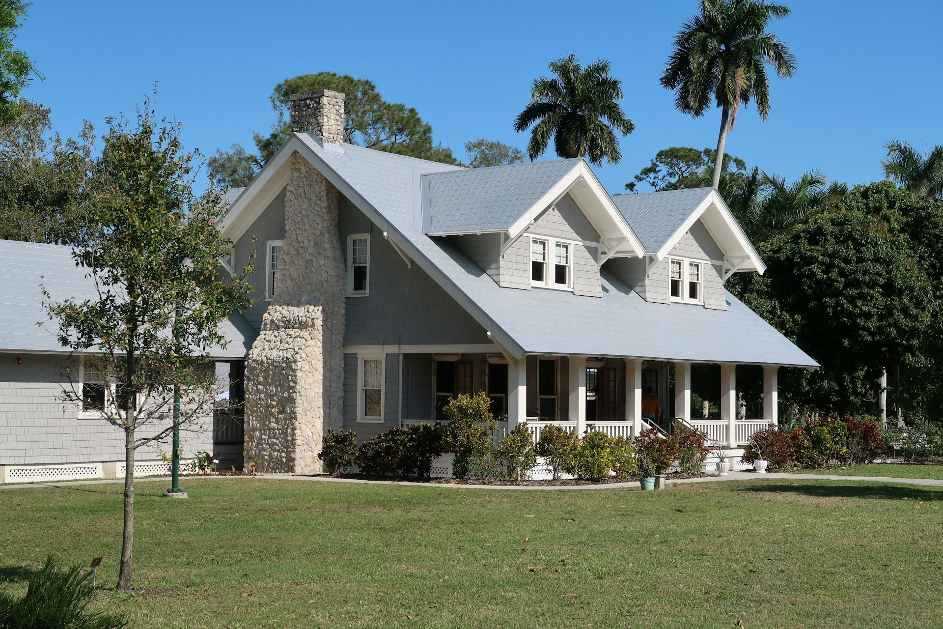 House with a home security system